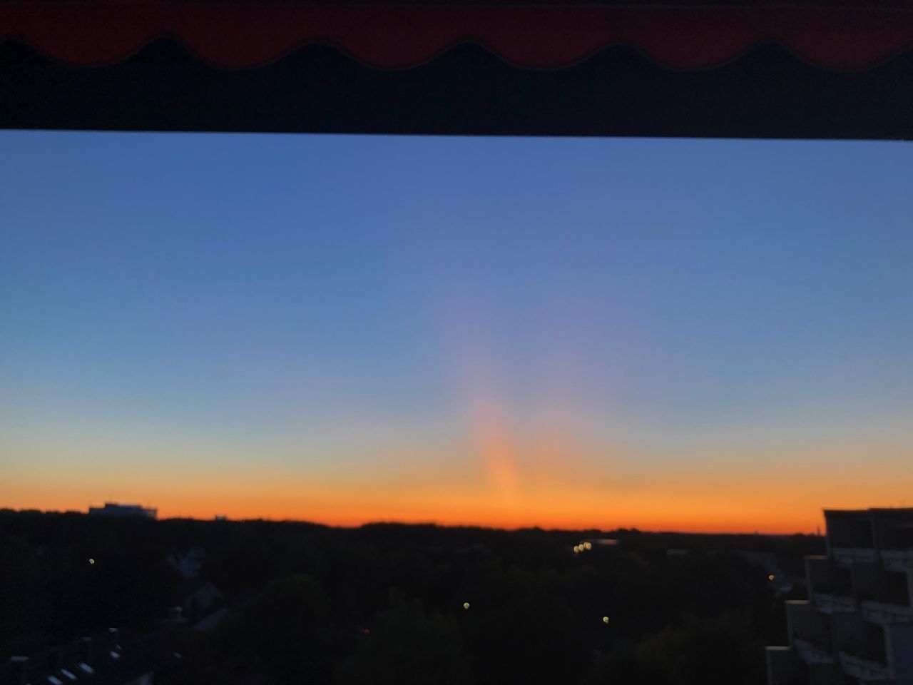 SILHOUETTE LANDSCAPE AGAINST CLEAR SKY DURING SUNSET