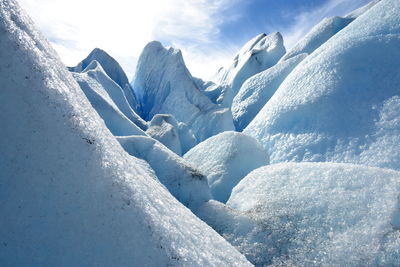 Close up to the perito moreno glacier