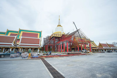 View of temple against sky