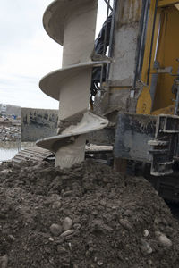 View of construction site against sky