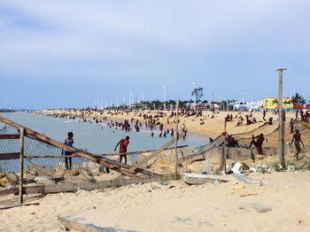 People on beach