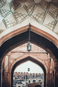 Low angle view of historical building
