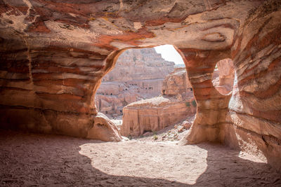 View of rock formation