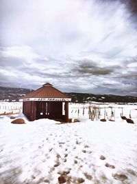 View of built structure against sky