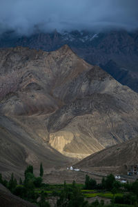 Scenic view of mountains