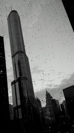 Low angle view of buildings against sky