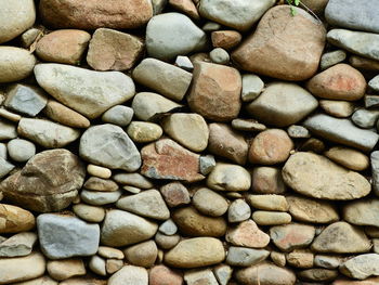 Full frame shot of stones