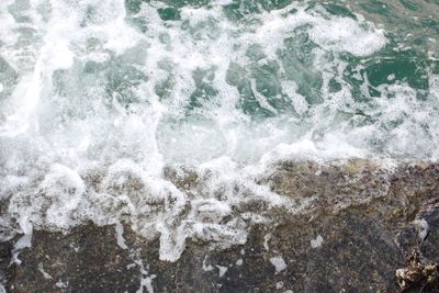 Full frame shot of rocks on beach