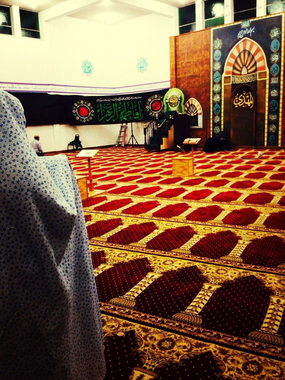 At the mosque