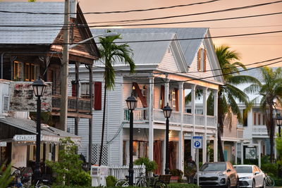 Buildings against sky in city