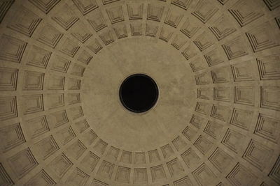 Low angle view of ceiling