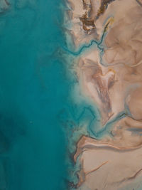 Coastal landscape in patagonia.