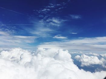 Scenic view of cloudy sky