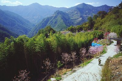 Scenic view of mountains