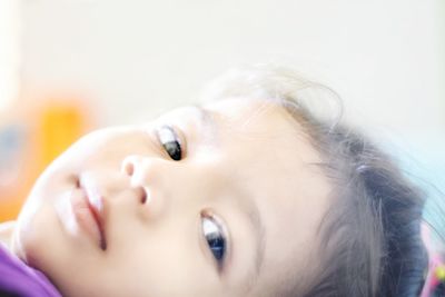 Close-up portrait of girl