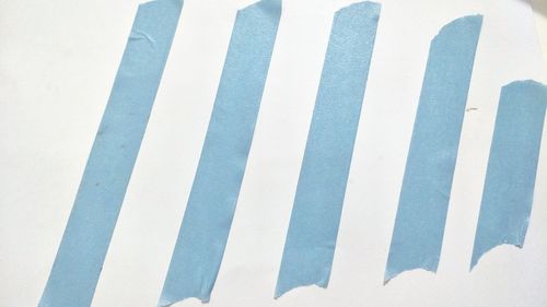 High angle view of shadow on white wall