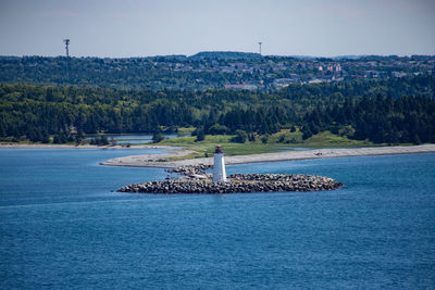 Lighthouse in halifax harbour