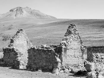 View of a desert