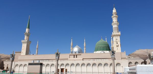 View of building against blue sky