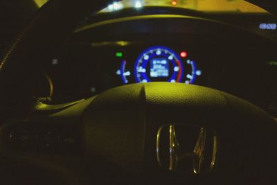 Close-up of vintage car