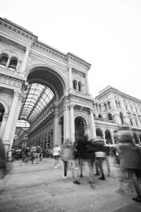 Low angle view of old building