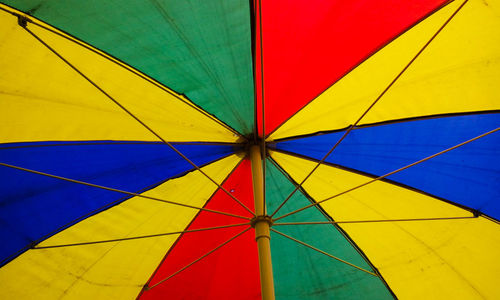 Full frame shot of multi colored umbrella