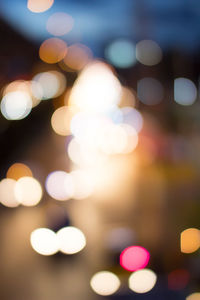 Defocused lights