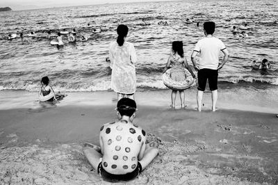 People on beach