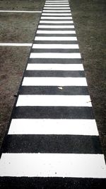 Road marking on road