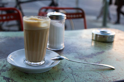 Close-up of drink