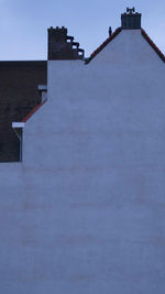 City against clear sky