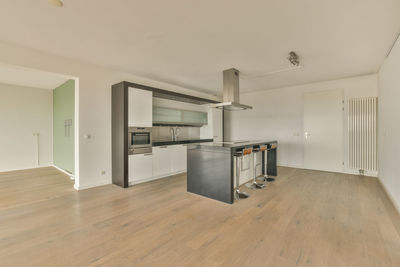 View of modern kitchen in apartment