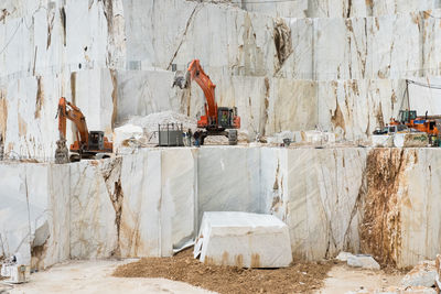 Man working at construction site