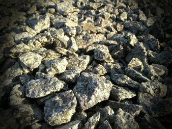 Full frame of stones