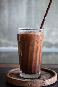 Close-up of coffee on table