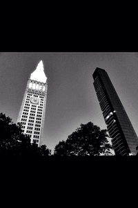 black and white