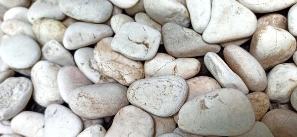 Full frame shot of pebbles