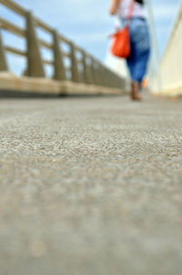 Surface level of street light