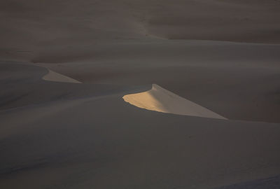 Aerial view of desert