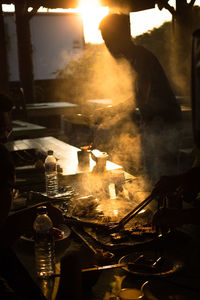 Man working at factory