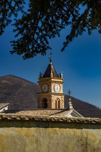 Low angle view of building against sky