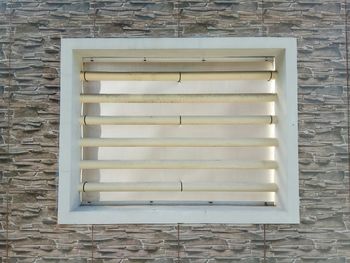 Close-up of white brick wall