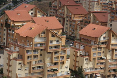 Full frame shot of buildings in city