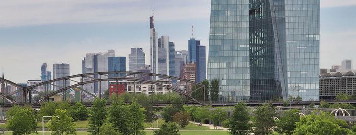 View of buildings in city