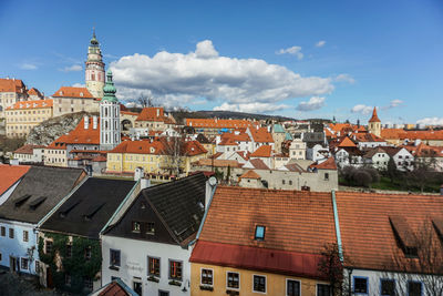 View of buildings in city