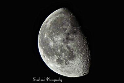Low angle view of moon