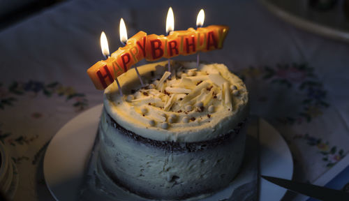 Close-up of cake