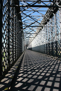 Shadow of bridge