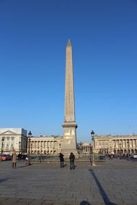 View of monument against clear sky