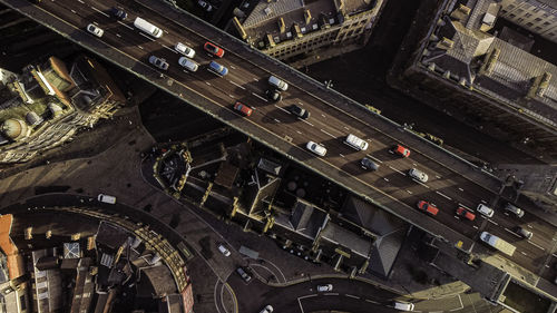 Liverpool  bridge from above